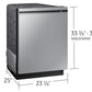 Samsung DW80B6060US Smart 44Dba Dishwasher With Stormwash+™ In Stainless Steel