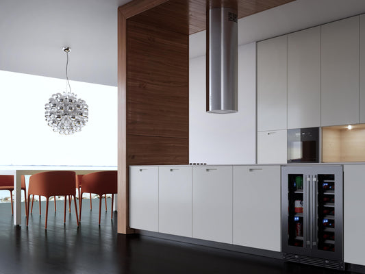 Xo Appliance XOCYLI16BC 600/395 Cfm Designer Cylinder Island Black