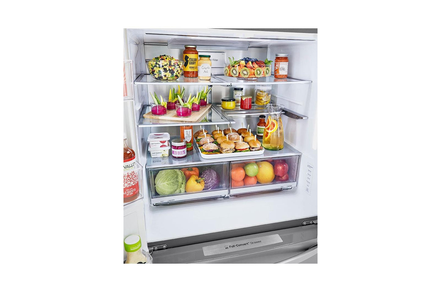Lg LRMXS3006S 30 Cu Ft. Smart French Door Refrigerator With Craft Ice™ & Full-Convert™ Drawer