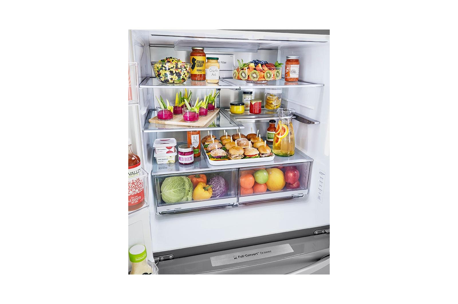 Lg LRMXS3006S 30 Cu Ft. Smart French Door Refrigerator With Craft Ice™ & Full-Convert™ Drawer