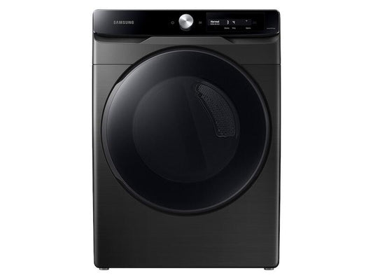 Samsung DVE45A6400V 7.5 Cu. Ft. Smart Dial Electric Dryer With Super Speed Dry In Brushed Black