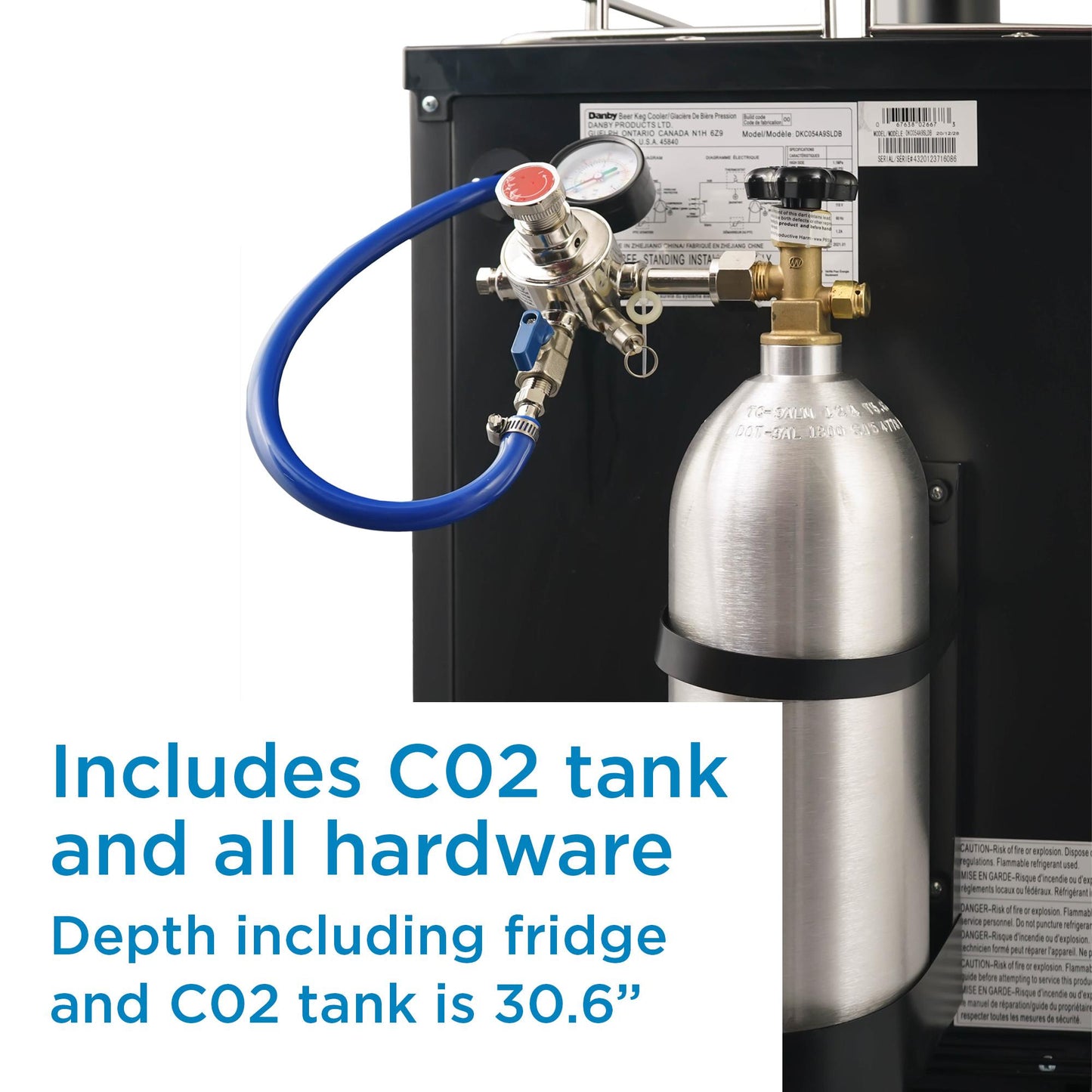 Danby DKC054A9SLDB Danby 5.4 Cu. Ft. Kegerator