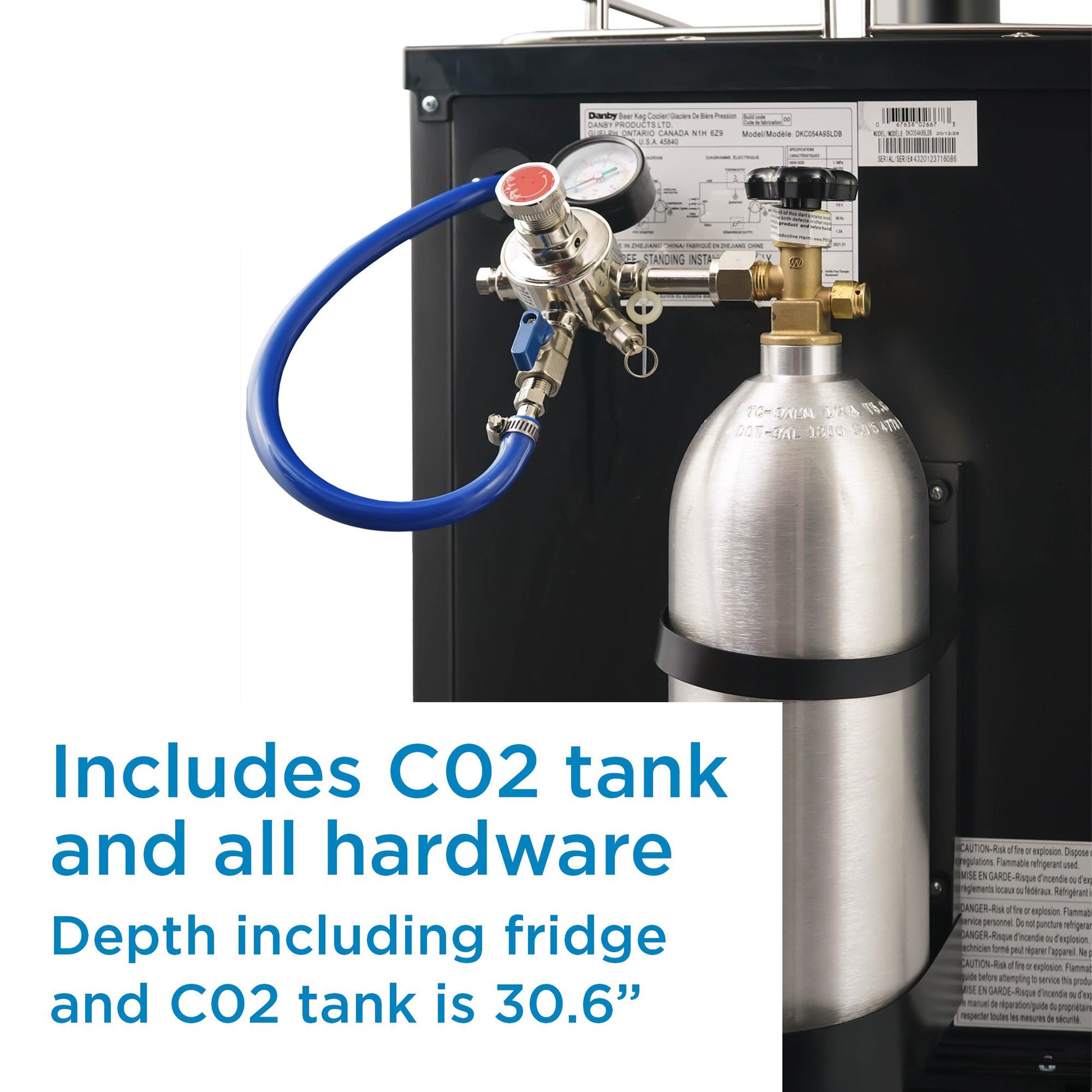 Danby DKC054A9SLDB Danby 5.4 Cu. Ft. Kegerator