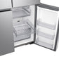 Samsung RF23A9771SR 23 Cu. Ft. Smart Counter Depth 4-Door Flex™ Refrigerator With Family Hub™ And Beverage Center In Stainless Steel