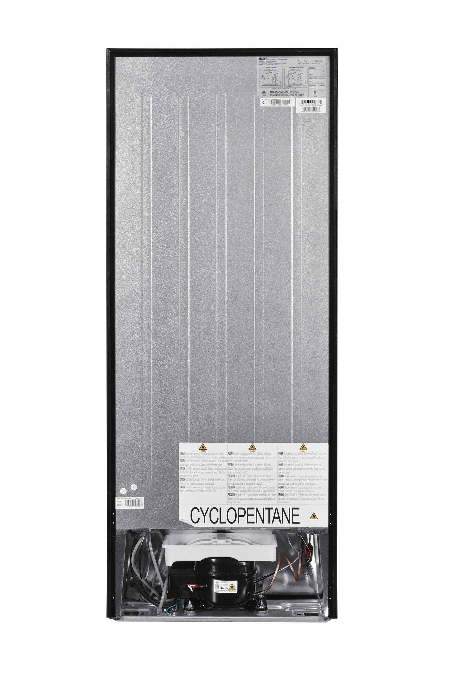 Danby DPF074B2BDB6 Danby 7.4 Cu Ft Top Mount Refrigerator