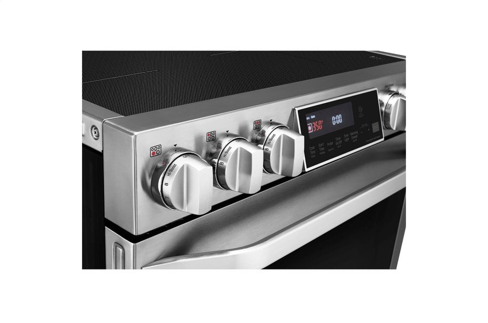 Lg LSIS3018SS Lg Studio 6.3 Cu. Ft. Induction Slide-In Range With Probake Convection® And Easyclean®