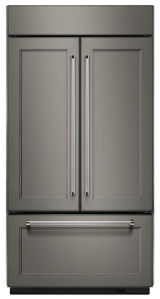 Kitchenaid KBFN502EPA 24.2 Cu. Ft. 42" Width Built-In Panel Ready French Door Refrigerator With Platinum Interior Design - Panel Ready Pa