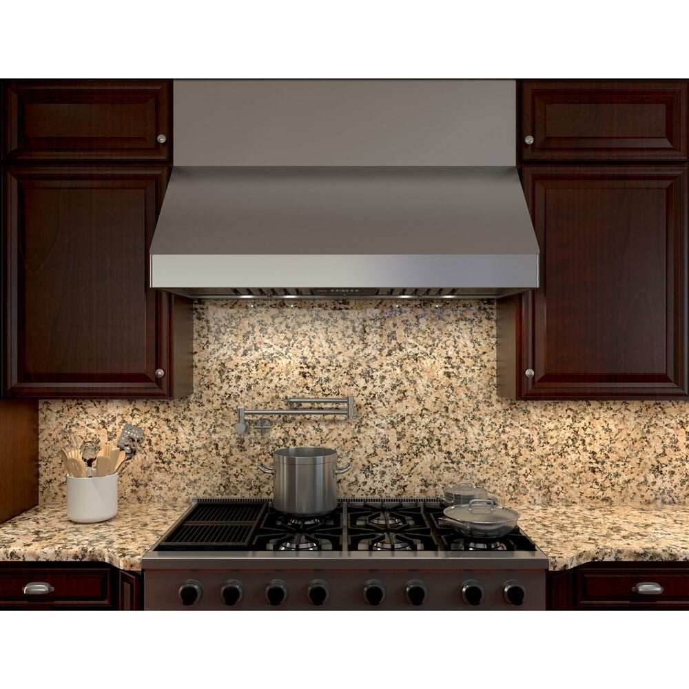 Zephyr AK7500BS 30" Tempest Ii Wall Hood With 650 Cfm Blower, 6 Speed Levels, Act