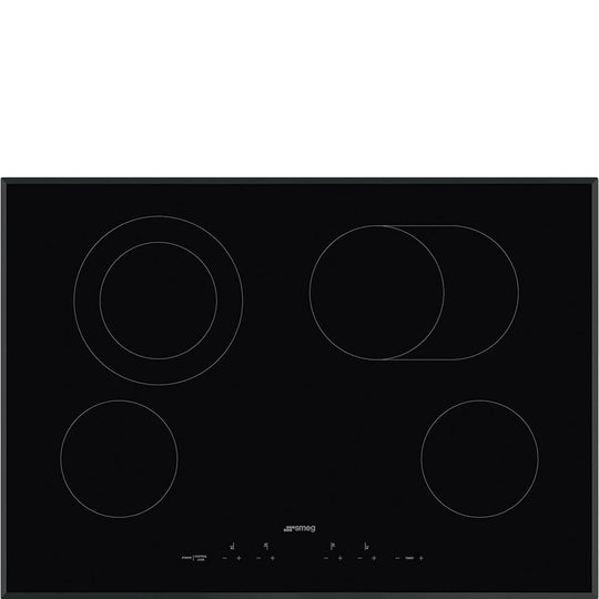 Smeg SEU304EMTB 70Cm (30") Ceramic Cooktop Black Glass, Beveled