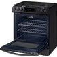 Samsung NX60T8111SG 6.0 Cu. Ft. Front Control Slide-In Gas Range With Wi-Fi In Black Stainless Steel