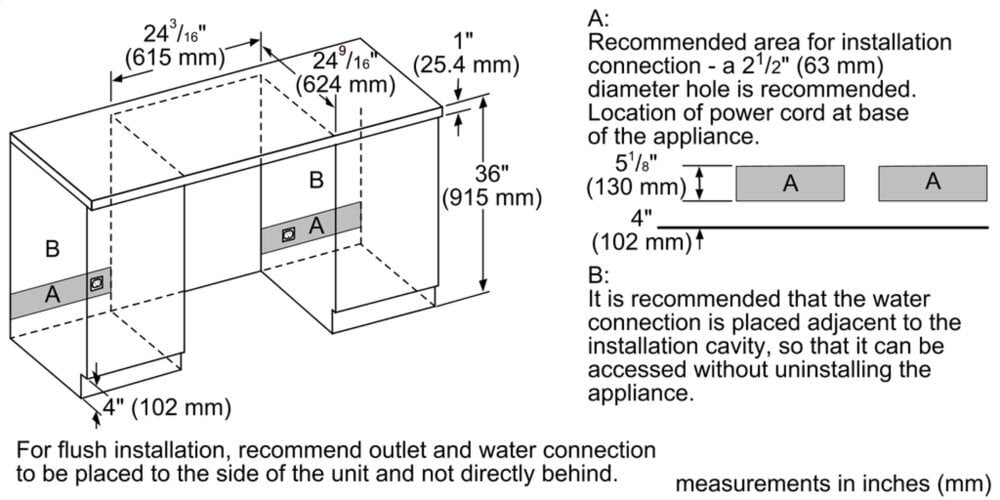 Thermador T24UC900DP 24-Inch Under-Counter Double Drawer Refrigerator/Freezer