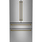Cafe CGE29DP2TS1 Café™ Energy Star® 28.7 Cu. Ft. Smart 4-Door French-Door Refrigerator With Dual-Dispense Autofill Pitcher