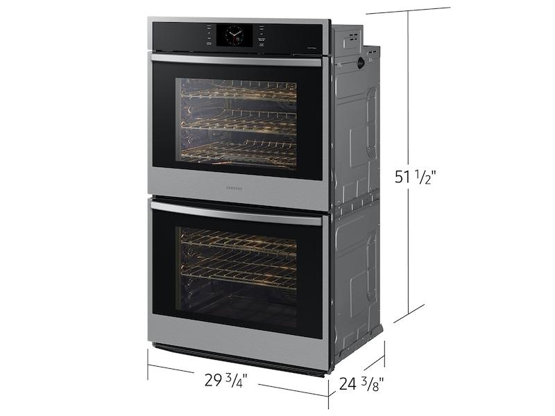 Samsung NV51CG600DSR 30" Double Wall Oven With Steam Cook In Stainless Steel