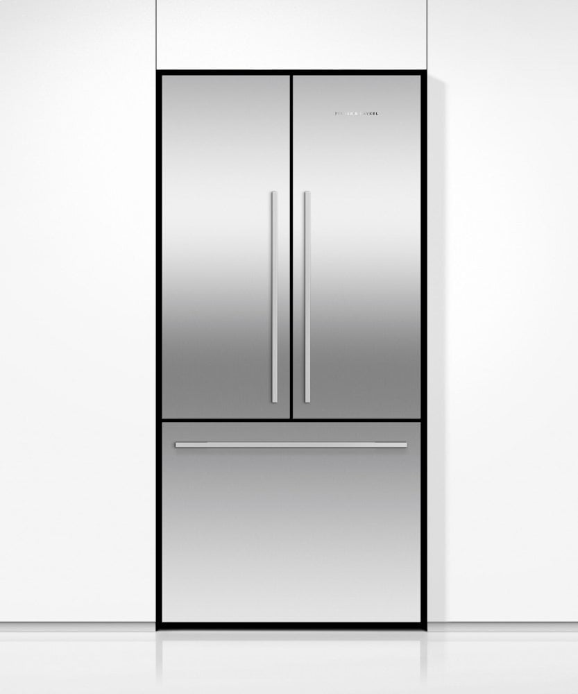 Fisher & Paykel RF170ADJX4 Freestanding French Door Refrigerator Freezer, 32", 16.9 Cu Ft, Ice