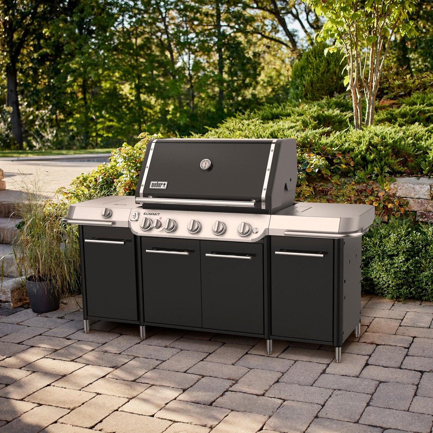 Weber 1500090 Summit® Gc38 E Grill Center (Natural Gas) - Black