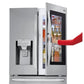 Lg LFXC22596S 22 Cu. Ft. Smart Wi-Fi Enabled Instaview™ Door-In-Door® Counter-Depth Refrigerator