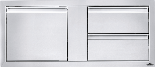 Napoleon Bbq BI42161D2DR 42" X 16" Single Door & Double Drawer Combo , Stainless Steel