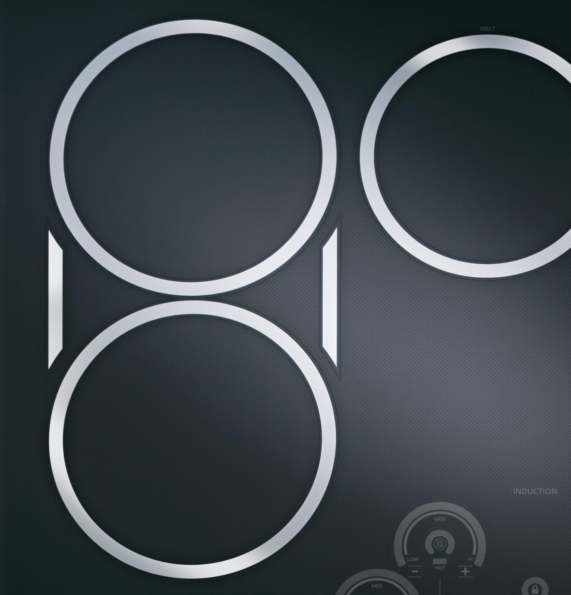 Monogram ZHU30RDJBB Monogram 30" Induction Cooktop