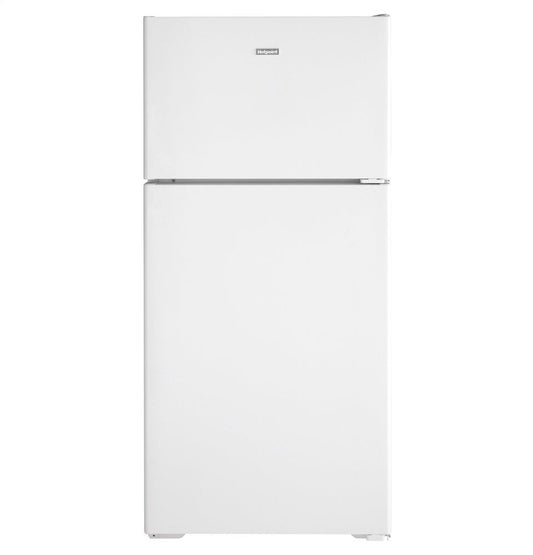 Hotpoint HPE16BTNRWW Hotpoint® Energy Star® 15.6 Cu. Ft. Recessed Handle Top-Freezer Refrigerator