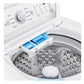 Lg WT7155CW 4.8 Cu. Ft. Mega Capacity Top Load Washer With 4-Way™ Agitator & Turbodrum™ Technology