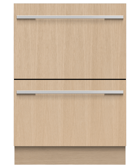 Fisher & Paykel DD24DI9N Integrated Double Dishdrawer Dishwasher, Sanitize