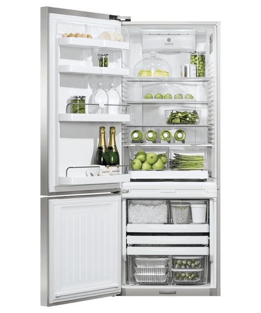 Fisher & Paykel RF135BDLUX4N Freestanding Refrigerator Freezer, 25", 13.5 Cu Ft, Ice & Water