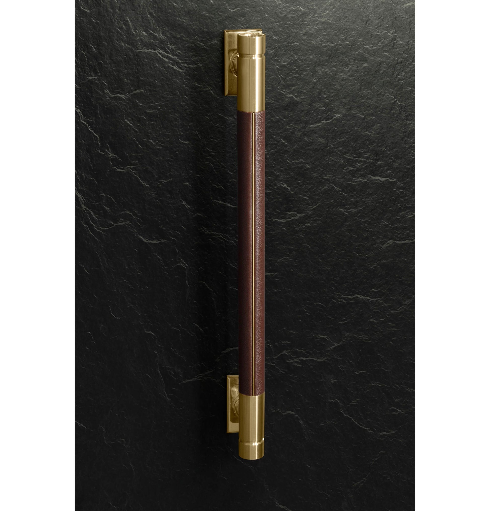 Monogram ZKSP1H1BVB1 Monogram Column Handle Kit Brass Designer Collection