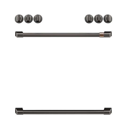 Cafe CXFCHHKPMBT Café Front Control Induction Knobs And Handles - Brushed Black
