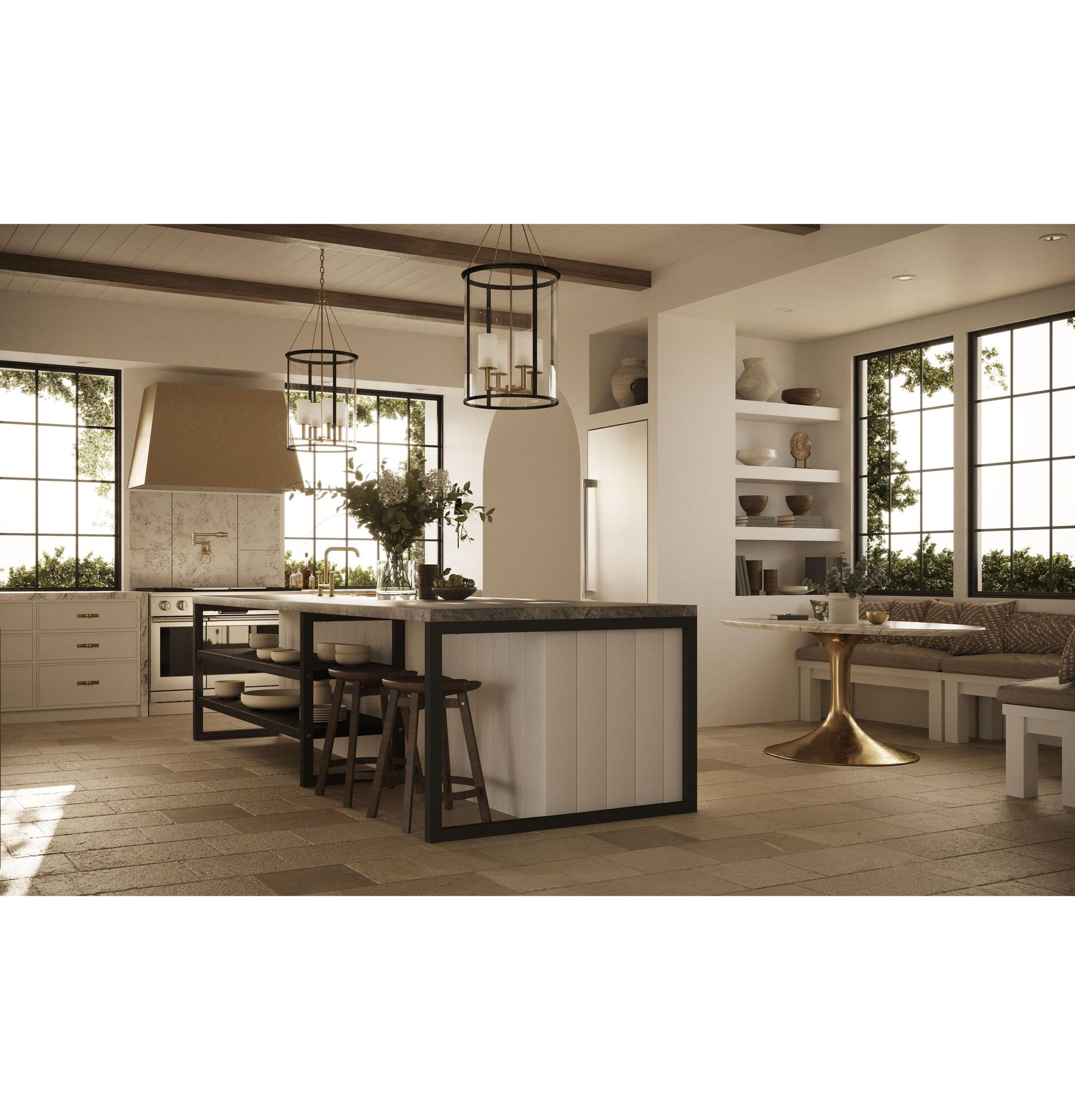 Monogram ZVC48DTB1 Monogram 48" Custom Brass Hood Insert Sold Separately