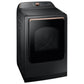 Samsung DVG55A7700V 7.4 Cu. Ft. Smart Gas Dryer With Steam Sanitize+ In Brushed Black