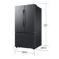 Samsung RF32CG5100MT 32 Cu. Ft. Mega Capacity 3-Door French Door Refrigerator With Dual Auto Ice Maker In Matte Black Steel