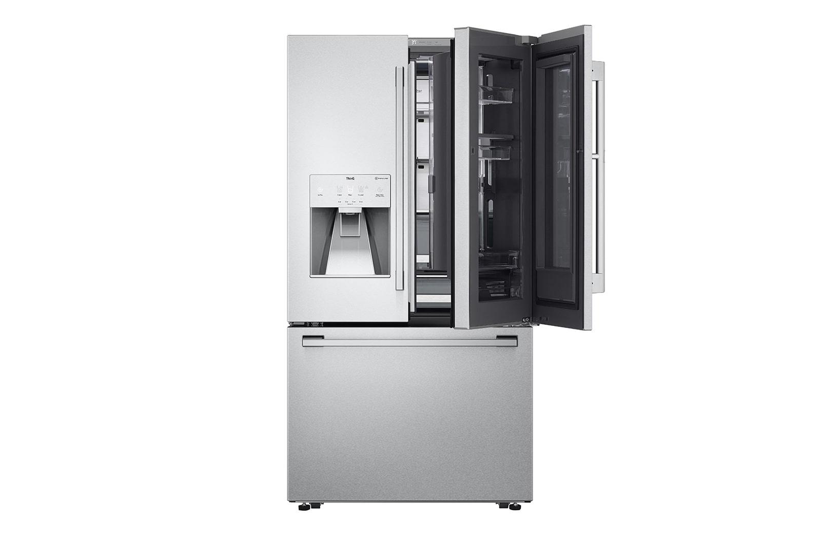 Lg SRFVC2416S Lg Studio 24 Cu. Ft. Smart Instaview® Door-In-Door® Large Capacity Counter-Depth Refrigerator With Craft Ice™ Maker