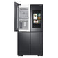 Samsung RF23A9771SG 23 Cu. Ft. Smart Counter Depth 4-Door Flex™ Refrigerator With Family Hub™ And Beverage Center In Black Stainless Steel