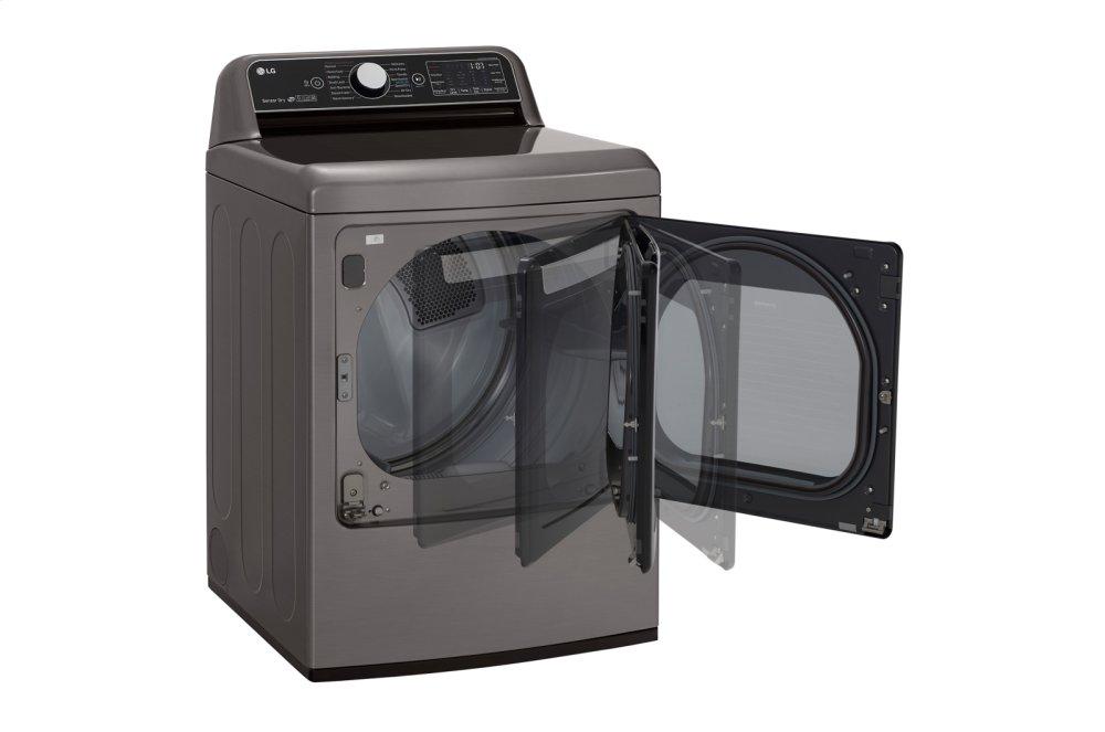 Lg DLGX7801VE 7.3 Cu.Ft. Smart Wi-Fi Enabled Gas Dryer With Turbosteam™