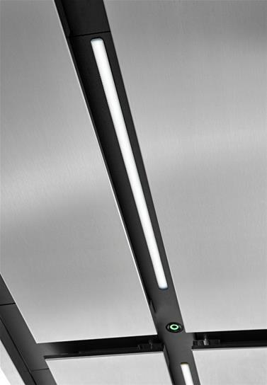 Best Range Hoods CC34IQ63SB Cirrus Grande 63 Inch 800 Max Cfm Brushed Stainless Steel Ceiling Mounted Range Hood With Led Light