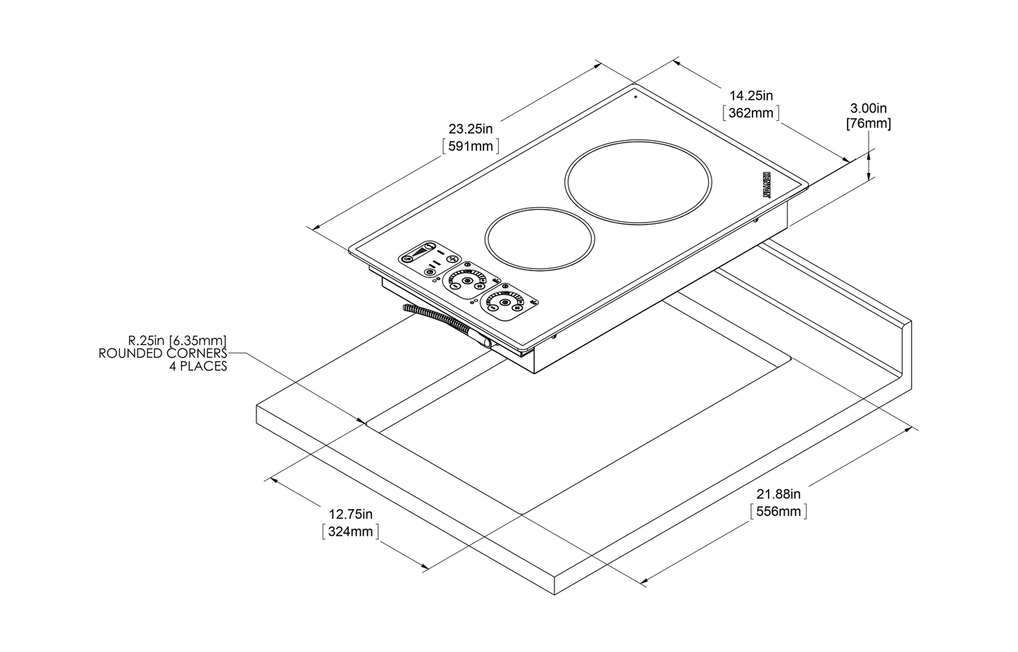 Kenyon B81311 Silken2® 2 Burner Large