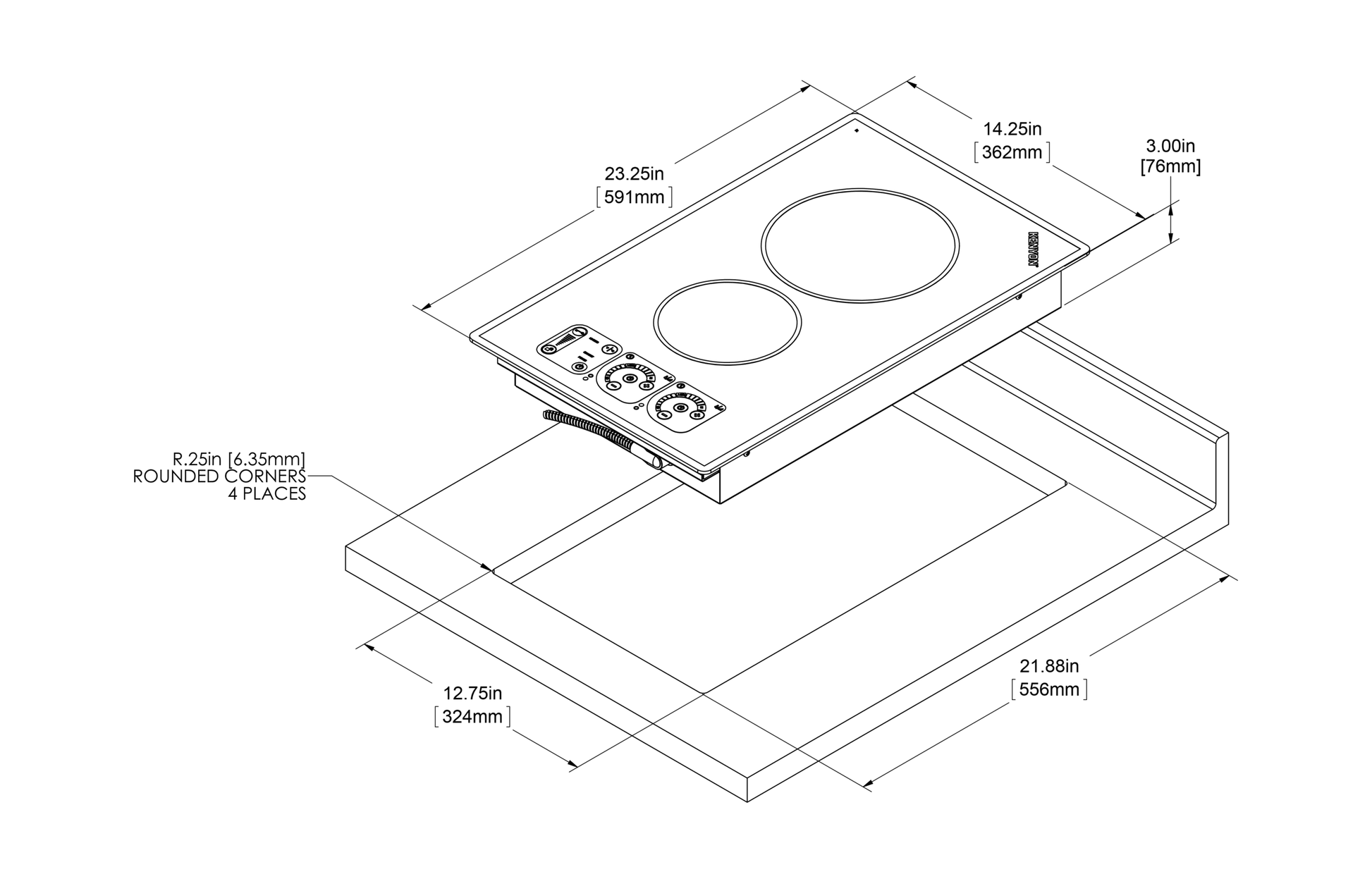 Kenyon B81311 Silken2® 2 Burner Large