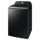 Samsung WA44A3405AV 4.4 Cu. Ft. Top Load Washer With Activewave™ Agitator And Active Waterjet In Brushed Black