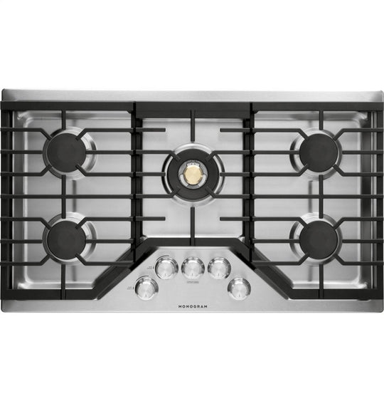 Monogram ZGU36RSLSS Monogram 36" Deep-Recessed Gas Cooktop (Natural Gas)