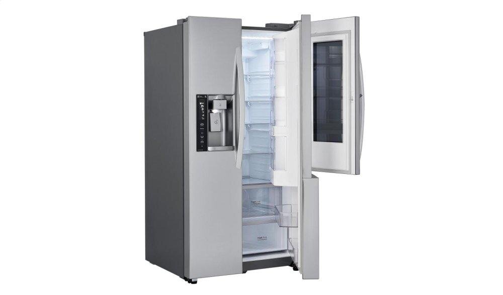 Lg LSXS26396S 26 Cu.Ft. Smart Wi-Fi Enabled Instaview™ Door-In-Door® Refrigerator