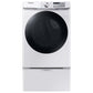 Samsung DVE45B6300W 7.5 Cu. Ft. Smart Electric Dryer With Steam Sanitize+ In White