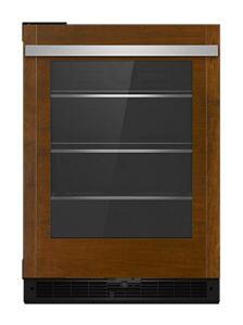Jennair JUGFR242HX Panel-Ready 24" Under Counter Glass Door Refrigerator, Right Swing