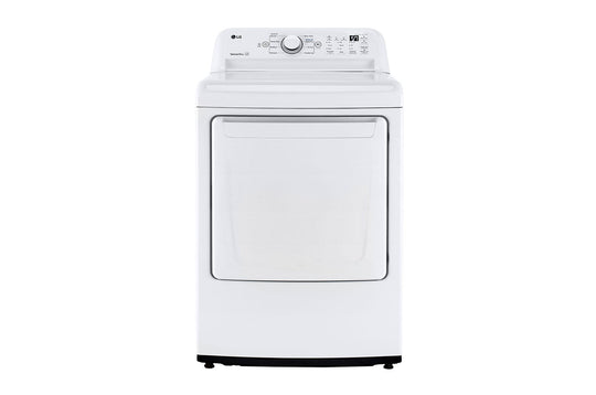 Lg DLG7001W 7.3 Cu. Ft. Ultra Large Capacity Top Load Gas Dryer With Sensor Dry Technology