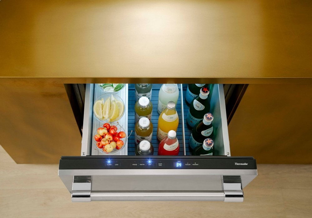 Thermador T24UC920DS 24-Inch Under-Counter Double Drawer Refrigerator/Freezer