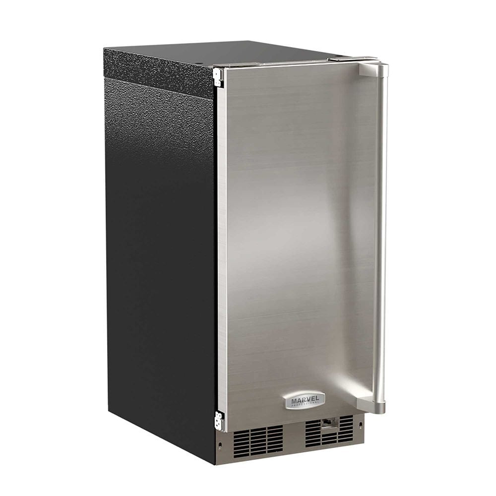Marvel MP15CPS3LS 15-In Professional Built-In Clear Ice Machine With Pump With Door Style - Stainless Steel, Door Swing - Left, Pump - Yes