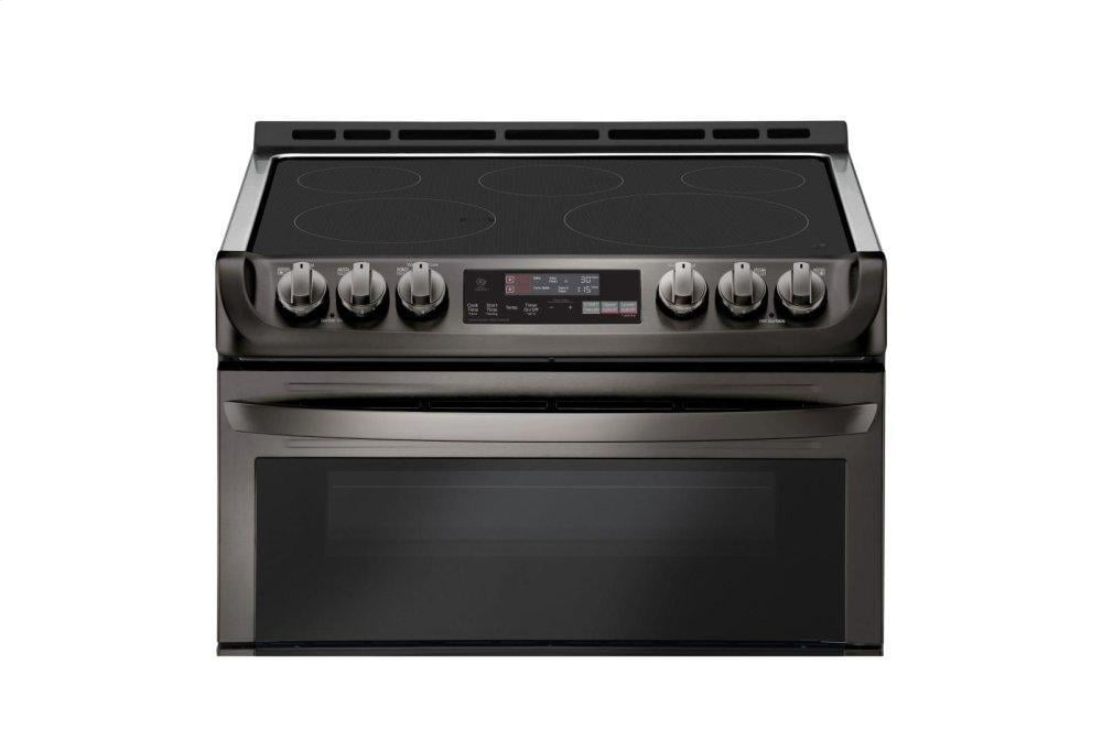 Lg LTE4815BD 7.3 Cu. Ft. Smart Wi-Fi Enabled Electric Double Oven Slide-In Range With Probake Convection® And Easyclean®