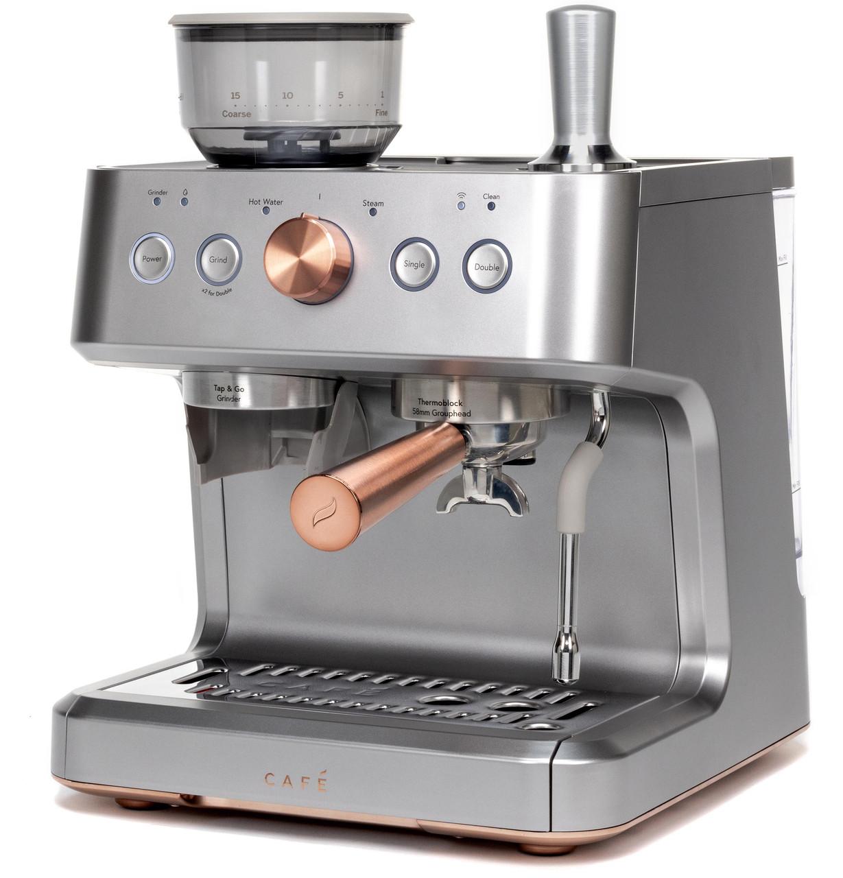 Cafe C7CESAS2RS3 Café™ Bellissimo Semi Automatic Espresso Machine + Frother