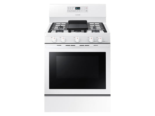 Samsung NX58T5601SW 5.8 Cu. Ft. Freestanding Gas Range With Convection In White