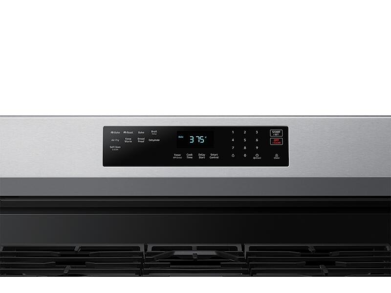 Samsung NX60A6511SS 6.0 Cu. Ft. Smart Freestanding Gas Range With No-Preheat Air Fry & Convection In Stainless Steel