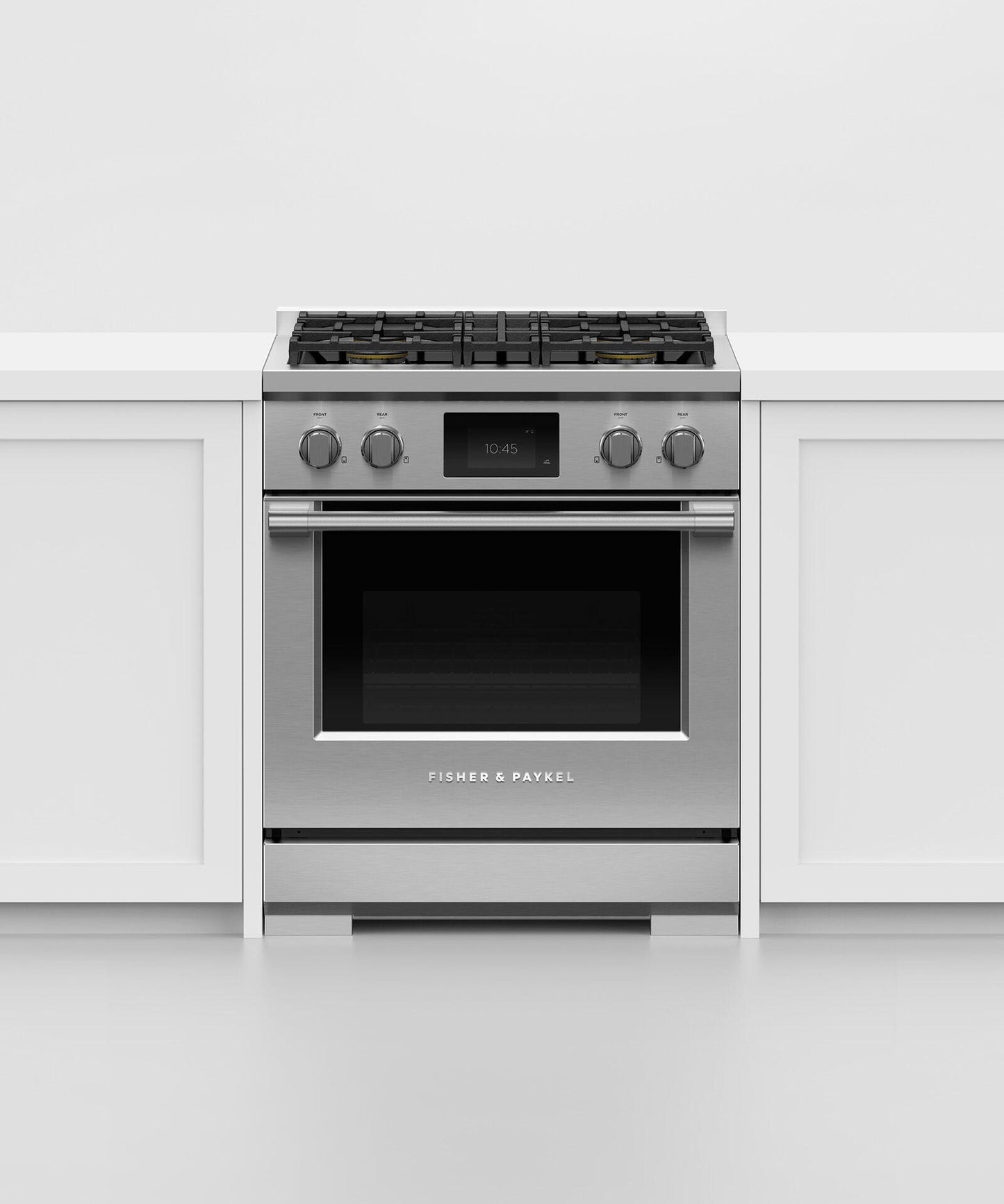 Fisher & Paykel RDV3304L Dual Fuel Range, 30", 4 Burners, Self-Cleaning, Lpg